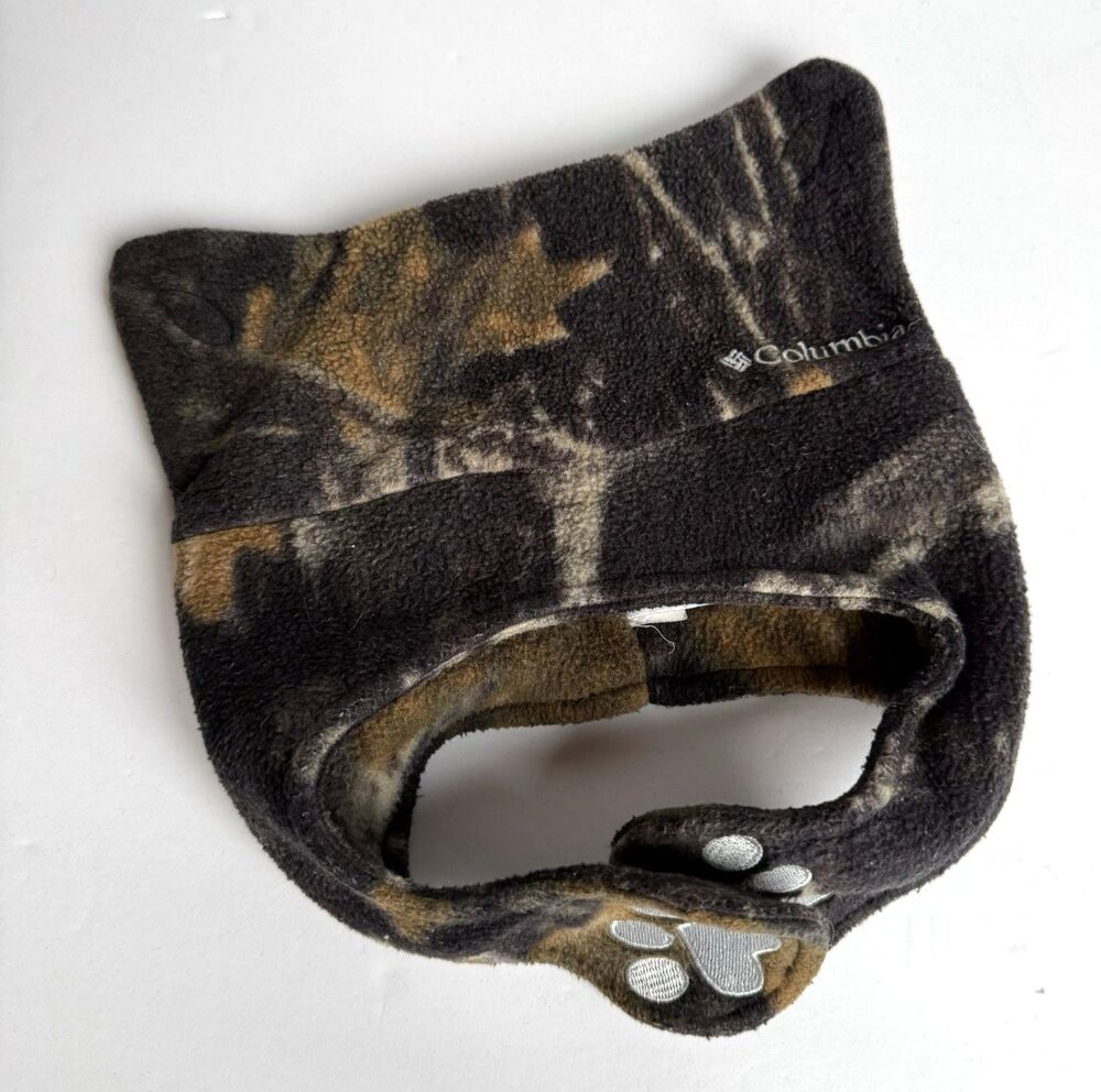 Columbia Infant Winter Fleece Snow Hat Camouflage with Ear Flaps One Size